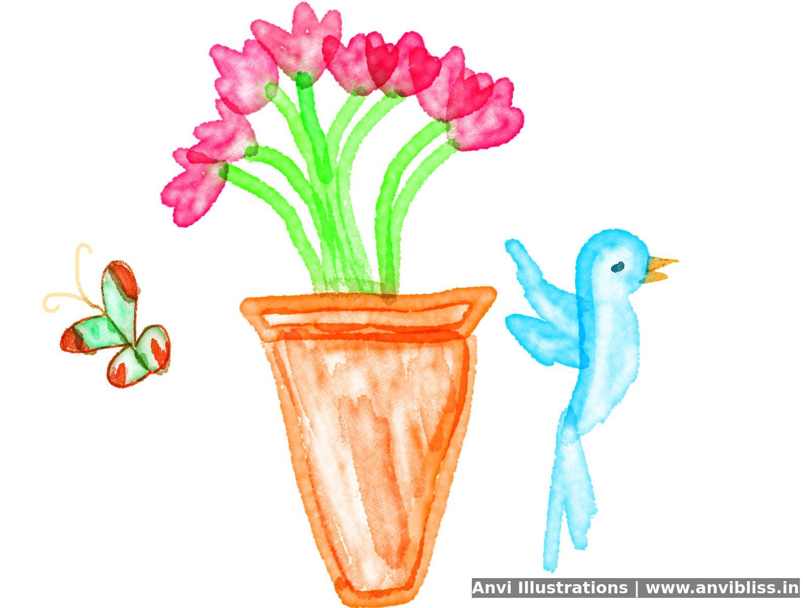 Sketchbook illustration by Anvi